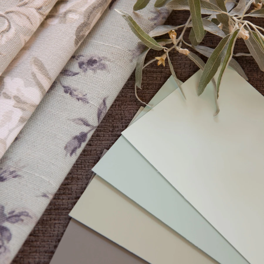 Light green subdued swatches